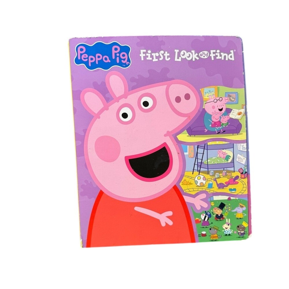 Peppa Pig First Look and Find Board Book Pink Red Phoenix International Kids